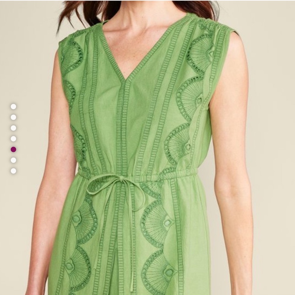 NWT! Soft Surroundings - Ellison Linen Blend Maxi Dress - XL - Picture 5 of 8